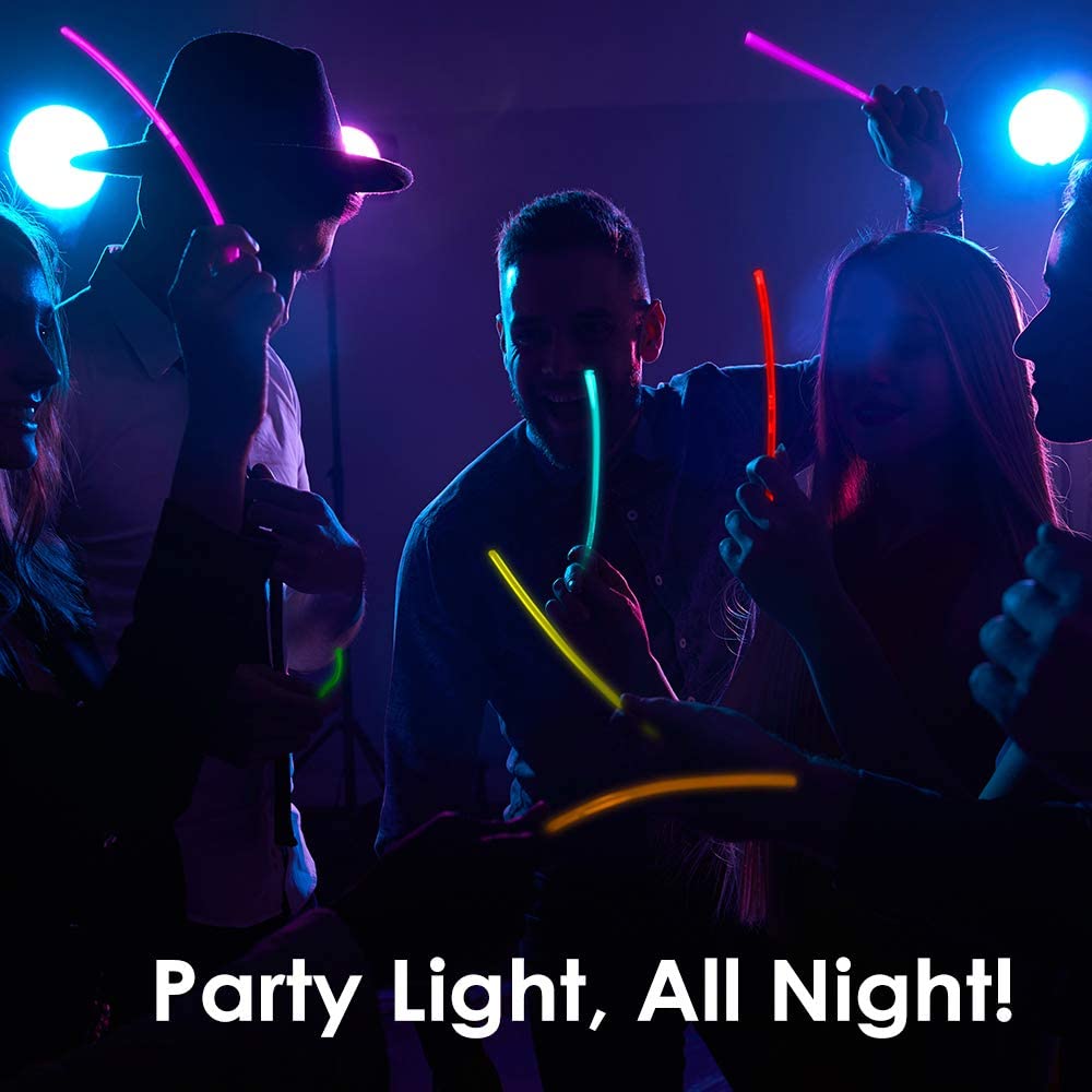 Buy 100 Glow Sticks Bulk Party Supplies Glow in The Dark Fun Party