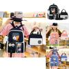 Fashionable Versatile Backpack Set For School And Outdoor Leisure In Multiple Colors