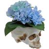 Office Sugar Container For Home Decor Flower Candy Bowl Skull Flower Pot Fake Skull Skull Planter