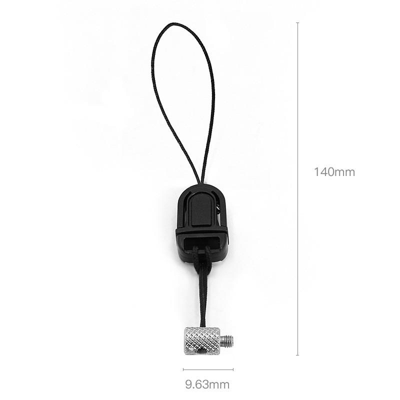 For DJI OM 6 Phone Holder Cord Anti-lost Strap Rope for DJI Osmo OM 4 SE Anti-drop Lanyard Prevent Phone DJI Accessories чёрный