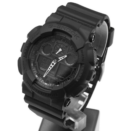 Casio MATTE BLACK Watch G-SHOCK GA-100-1A1 Men's [Imported]