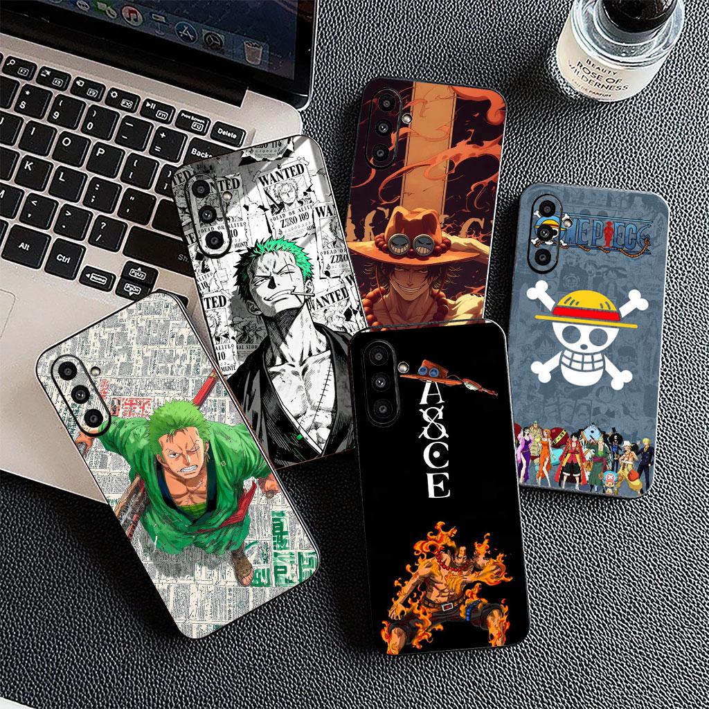 Cover for Samsung Galaxy A05 A06 A14 A50 A51 A52 A12 A13 A17 A70 A07 A25 A26 A56 A23 M53 Case Portgas D Ace One Luffy Piece Zoro