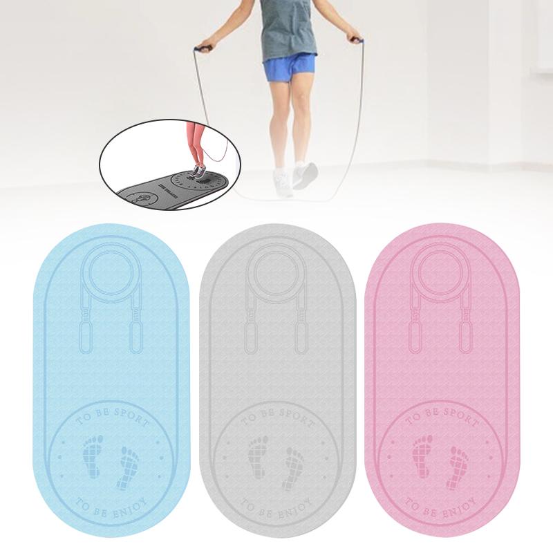 Buy Skipping Rope Mat Indoor Sound Proof Yoga Cushion Exercise Mats for