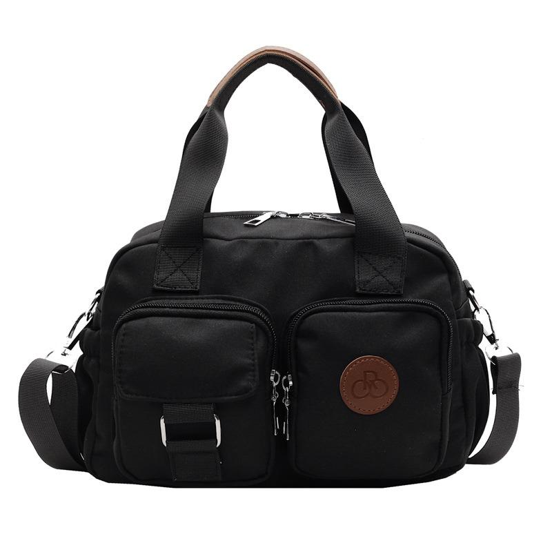 New fashionable multi-pocket women's bag anti-splashing nylon bag large capacity portable women's shoulder messenger bag