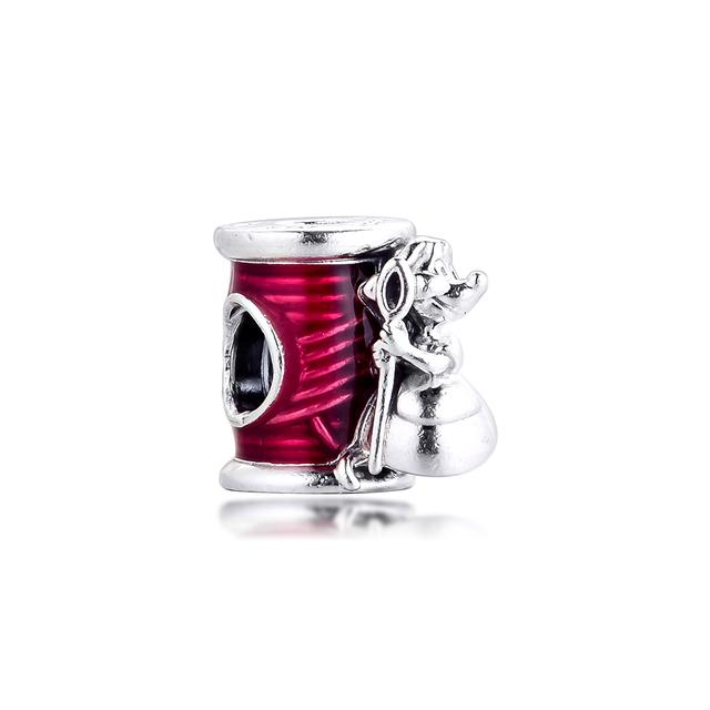 Fits Europe Bracelet Charms 925 Sterling Silver Love Heart Dangle Beads for Women Girls DIY Jewelry Making Gift Kralen