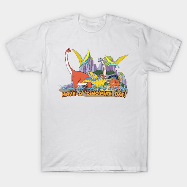 

Men Black Print T-shirt Have A ‘Dino’Mite Day! No-Cut Transfer Paper Print Cotton Tshirt S білий