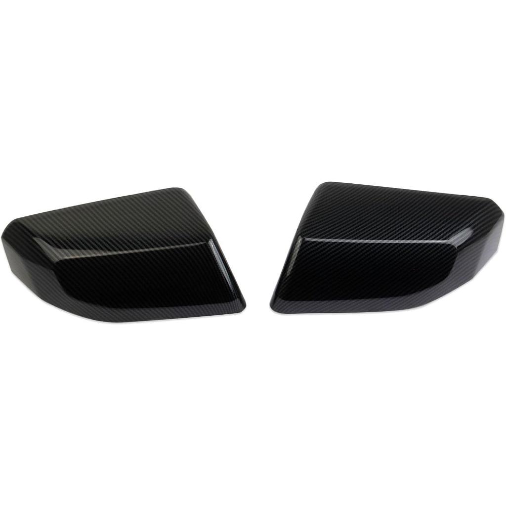 Korlot Carbon Fiber Style Side Door Mirror Cover Molding Trim Accessories for 2023-2026 Chevrolet Colorado/GMC Canyon