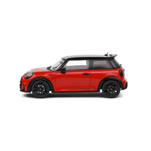 Solido 1/43 Mini John Cooper Works 2023 Červená SOLIDO Mini Cooper John Works Odlévaný model auta