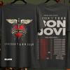 Unisex Bon Jovi 2026 Tour Shirt, Forever Tour Concert T-shirt, Klassiek Rockband T-shirt, Muziek Liefhebber Cadeau