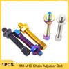 Titanium Alloy Motorcycle Chain Adjuster Bolt Rear Axle M8 M10 Sprocket Lock Screw