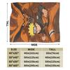 Uzumaki Plush Blanket Girls Boys  Flannel Throw Blanket For Couch Chair Sofa Bed Warm Soft Customized Quality Bedspread