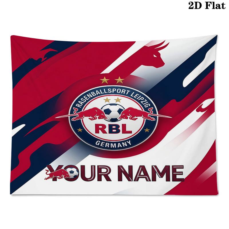Custom Name RB Leipzig2 Printed Tapestry – Wall Hanging for Bedrooms, Dorms, and Home Decor