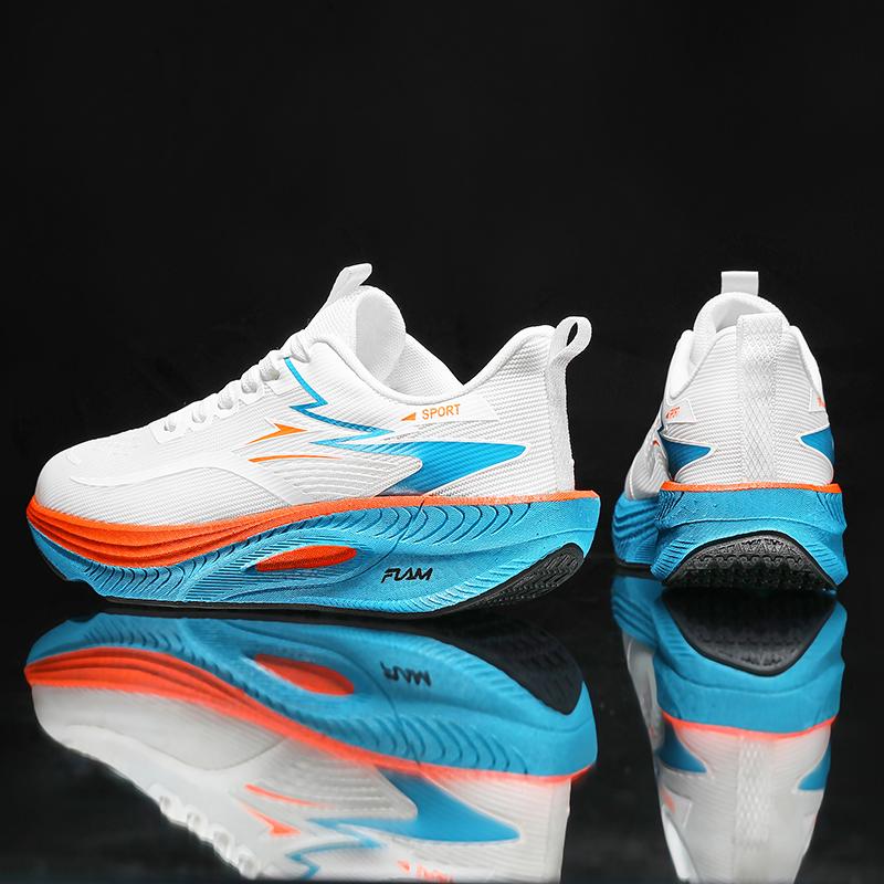 Athletic Running Shoes Men Athletic Shoes Marathon Breathable Plush Comfort Trend Women Athletic Trainer Outside Athletic Shoes Aircushion