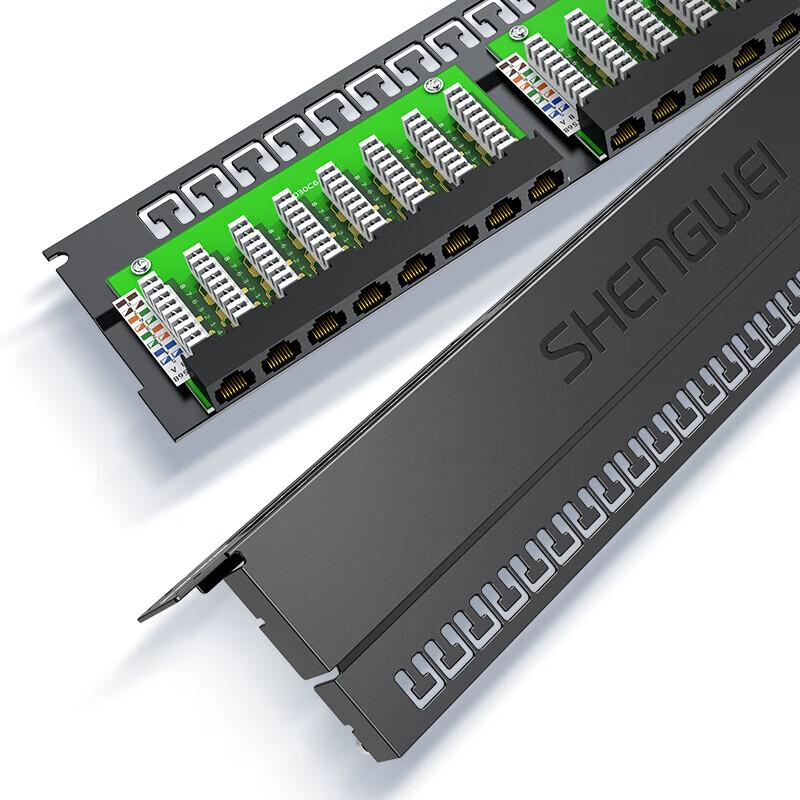 Shengwei NDF-548G Cat5e 48-Port 1U Rackmount Patch Panel