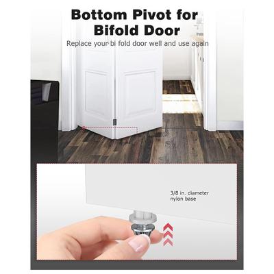 Confezione da 4 Ferramenta Professionale per Porta Pieghevole Ferramenta per Porta Pieghevole da Armadio Parte di Ricambio Viti per Porta Pieghevole Accessori per Porta