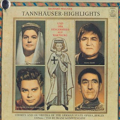 Płyta LP OPERA PAŃSTWOWA W BERLINIE, FRANZ KONWITSCH - Wagner Tannhauser - NAJWAŻNIEJSZE MOMENTY 35685 ANGEL Nie z Japonii Klasyczna Używana