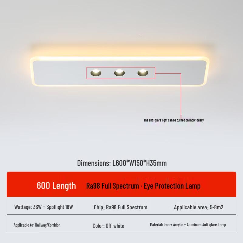 UOSU Full Spectrum Dimmable LED Ceiling Light