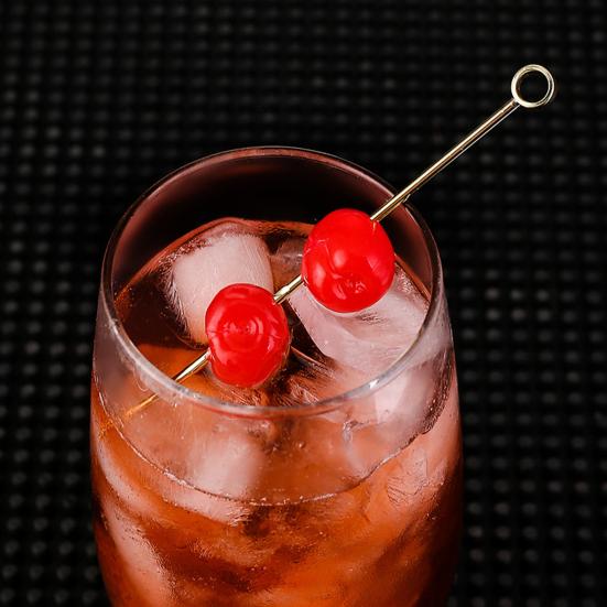 Skull Cocktail Picks Reusable Olive Skewers Martini Garnish Sticks Stainless Steel Toothpicks for Drinks Appetizers Bar