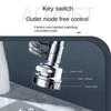 3 Modes Filter Sink Faucet With Swivel Universal Extension Tube Water Saving Boosting and Splash Proof Water Tap