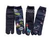 Tabi Cute Japanese Cotton Length Set of 4 of Your Women's Socks, Pattern, Blend, Heeled, Short, 23-25cm, (Pattern Choice)