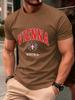 Vienna Austria Letter Local Printing Men TShirt Cotton Summer Soft Oversized Tops ONeck Short Sleeve T Shirt Casual Clothes
