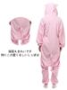 ENALIHI Adult Cold Hooded Pig Print Pajamas, Cute, Warm, Hooded, Winter, Fun, Protection, Loungewear, (Powdered SY08, M)