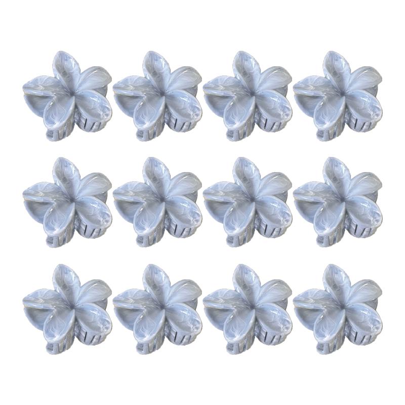 Farbverlauf Frangipani Haarspange Damen Vielseitig Süß Resort Fee Haifisch-Clip Vintage Haaraccessoires