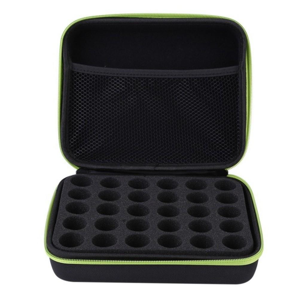 Portable Essential Oils Carrying Case EVA 30 Slots Essential Oil Organizer Bag 15ml Bottles Hard Shell Nail Polish Storage Bag