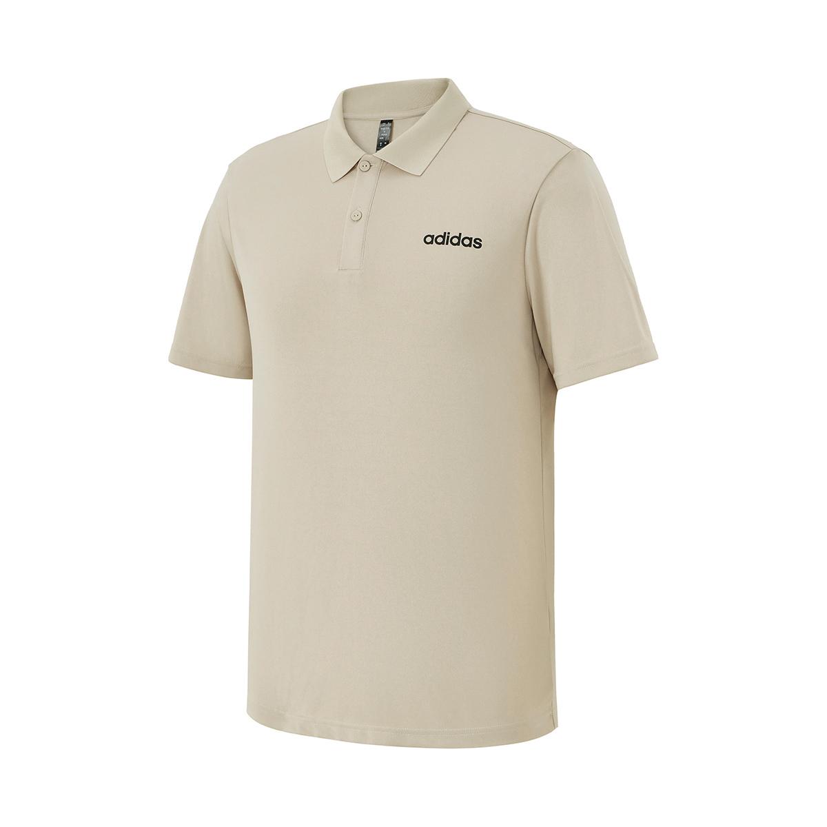 

Adidas Пуловер Удобная Однотонная Футболка-поло с Коротким Рукавом Мужские Футболки-поло Хаки JN9794 2XL