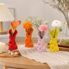 Minimalist Mermaid Shell Vase 3D Printing Mermaid Sculpture Desktop Decorative Vase  Gift