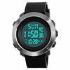 Men's Digital Sports Watch with LED, 24-Hour Display, Alarm, Stopwatch, Dual Time Zones, Countdown Function, EL Backlight, Calendar, and Date Window,