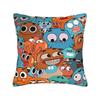Gum Ball Darwin Square Pillow Case  Cushion Cover Creative Polyester Decor Throw Pillow Case Cover for Living Room 18"