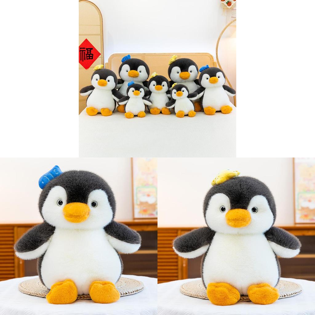 Penguin Plush Toy With Cartoon Design For Kids And Collectors