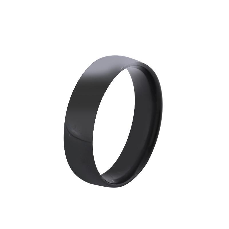 Women's 6mm Wide Stainless Steel Ring – No Fade, Niche Design