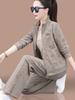 Women's High-End Casual Three-Piece Set: Loose-Fit Hoodie Jacket for Spring/Autumn 2026