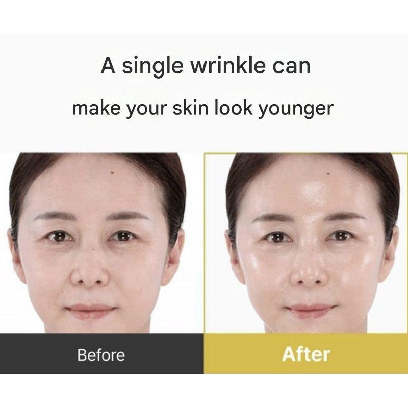 Sada: Korektor v ampuli s liftingovými hedvábnými peptidy a rozpustnými nitěmi 60 ml + Zlatý oční krém s rozpustnými nitěmi 30 ml