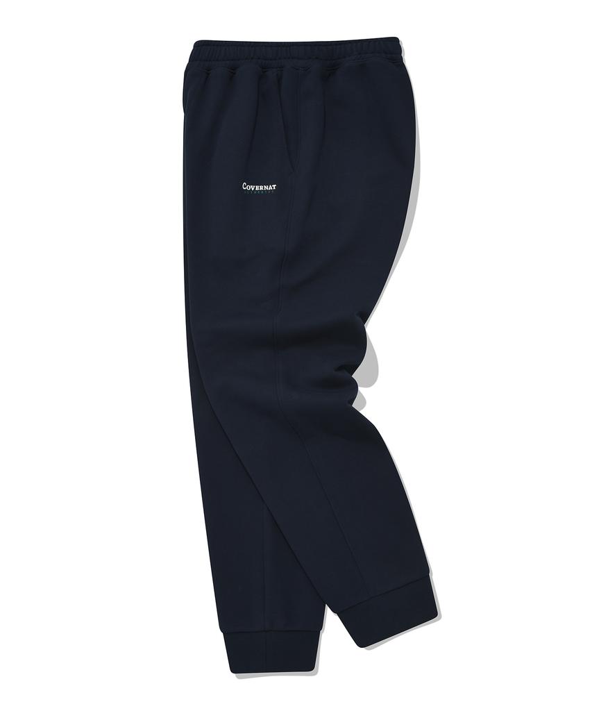 COVERNAT Authentic Logo Tapered Sweat Jogger Pants Navy