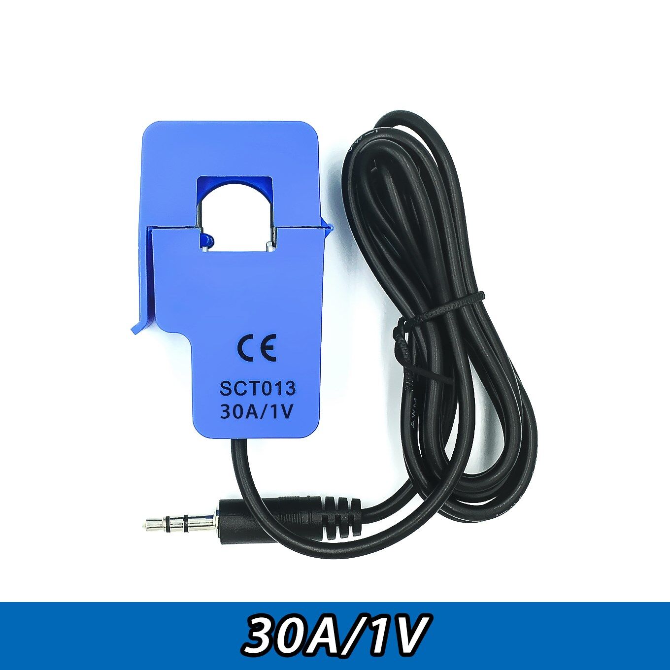 

SCT-013-000 10A 20A 30A 50A 60A 100A Неінвазивний трансформатор струму з роздільним сердечником Датчик струму змінного струму 30A 1V