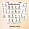 3 Bucăți Postere pentru Antrenament Tai Chi Diagramă Exerciții Șezând cu 16 Mișcări Blânde de Yoga pe Scaun Instrucțiuni Tai Chi pentru Începători Vârstnici