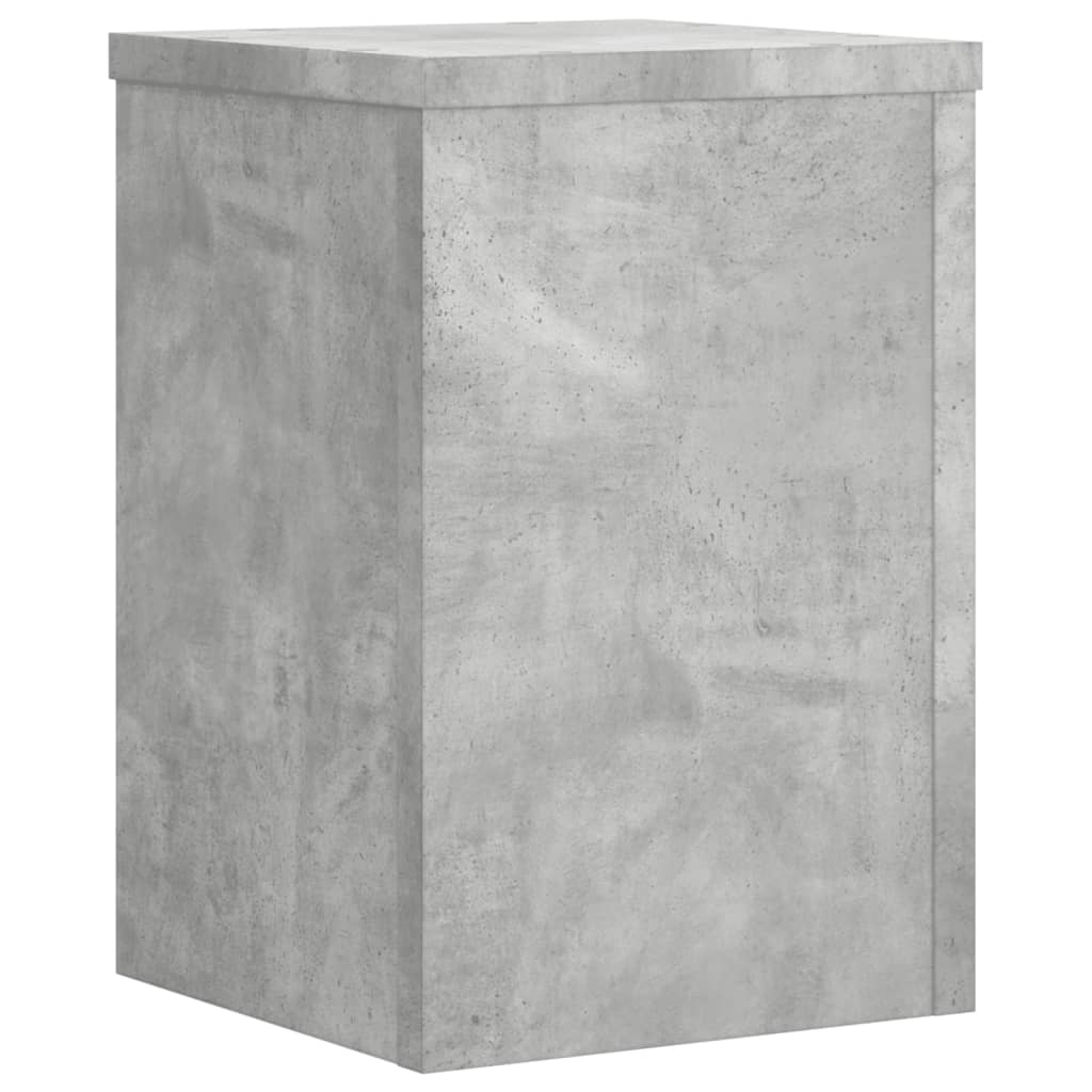 Vidaxl Podstawki Pod Doniczki, 2 Szt., Szarość Betonu, 25X25X35 Cm