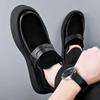 Shoes Men Leather Original Designer Cow Suede Leather Shoes Men's New Thick Sole Loafers Soft Sole Suede Leather Casual Shoes