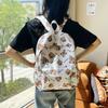 New Large-capacity High-value Cute Backpack Graffiti Printing Student Schoolbag Trendy Versatile Travel Backpack Female