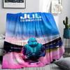 Jul C'Est Pas Des Lol Print Flannel Blanket, High Quality Comfortable for All Seasons, Home Decor, Warmth and Comfort, Perfect for Christmas Gifts56
