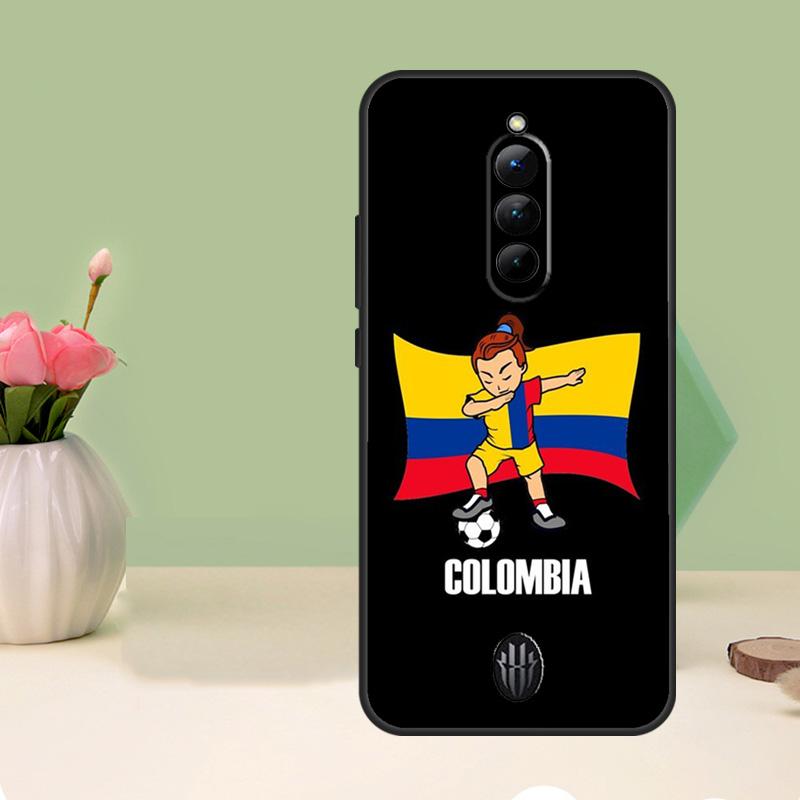 Colombia Flag Football Case For Nubia Red Magic 6 7 8 9 10 Pro 6S 7S Pro 5G 6R RedMagic 8S 9S 8 9 10 Pro Plus Cover
