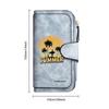 Vintage Summer Pattern Long Wallet Fashion Casual Large Capacity Portable Daily Use Card Holder Purse