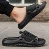 Hausschuhe für Herren Lässige Sport-Hausschuhe Designer-Sandalen Outdoor Rutschfest Strand-Hausschuhe Herren Flip-Flops Pantoletten