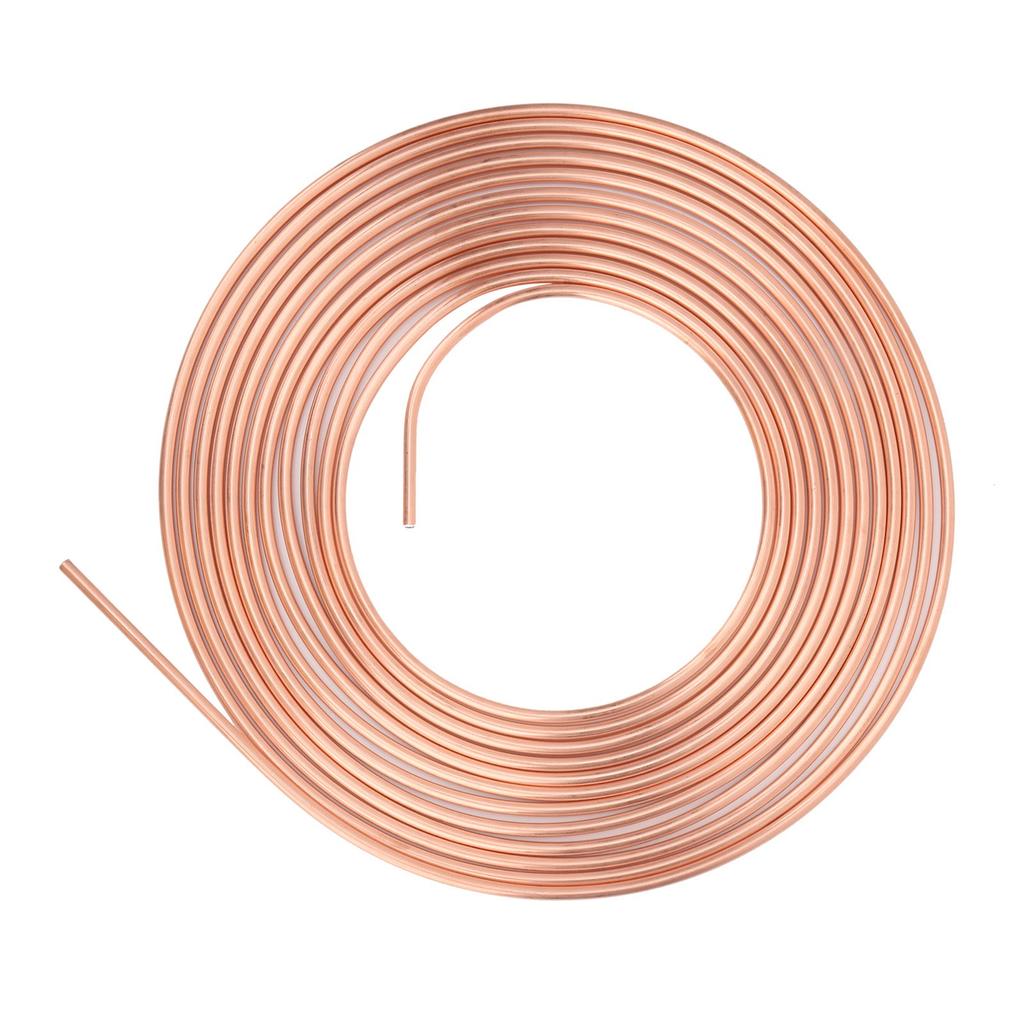 316in OD 25ft Copper Nickel Brake Line Tubing Kit Coil and Fitting Perfect Flexibility