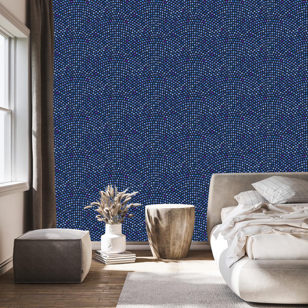 Wallpaper Wall and optical mosaic for living room and bedroom 50x1000