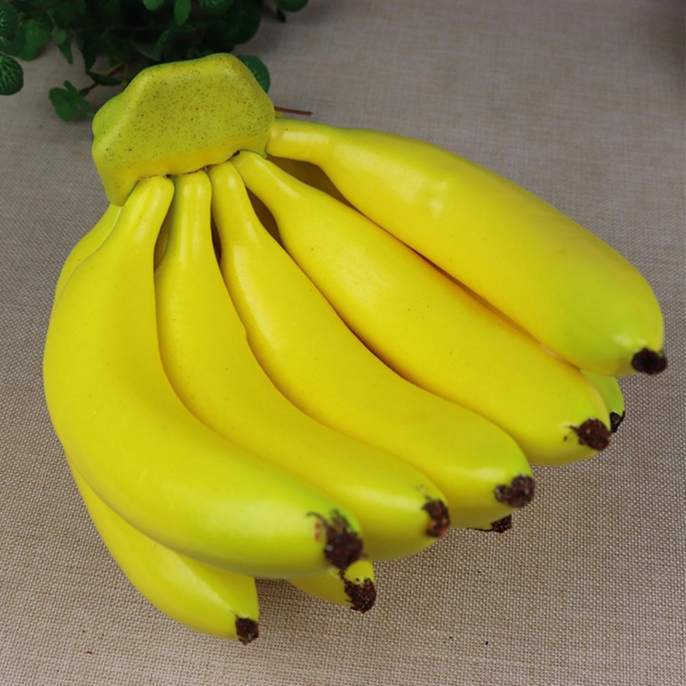 Yellow Artificial Banana Foam For Film Set Photography Props