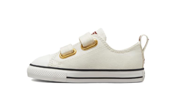 Converse Ctas 2V O Износостойкие Дышащие Износостойкие Дышащие Низкие Детские Туфли Бежевые Малыш A04952C 18